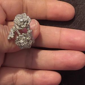 Costume jewelry, roses, high end, quality Cz adjustable